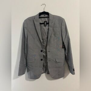 NWT Men’s Express Extra Slim Fit Gray Blazer 36R